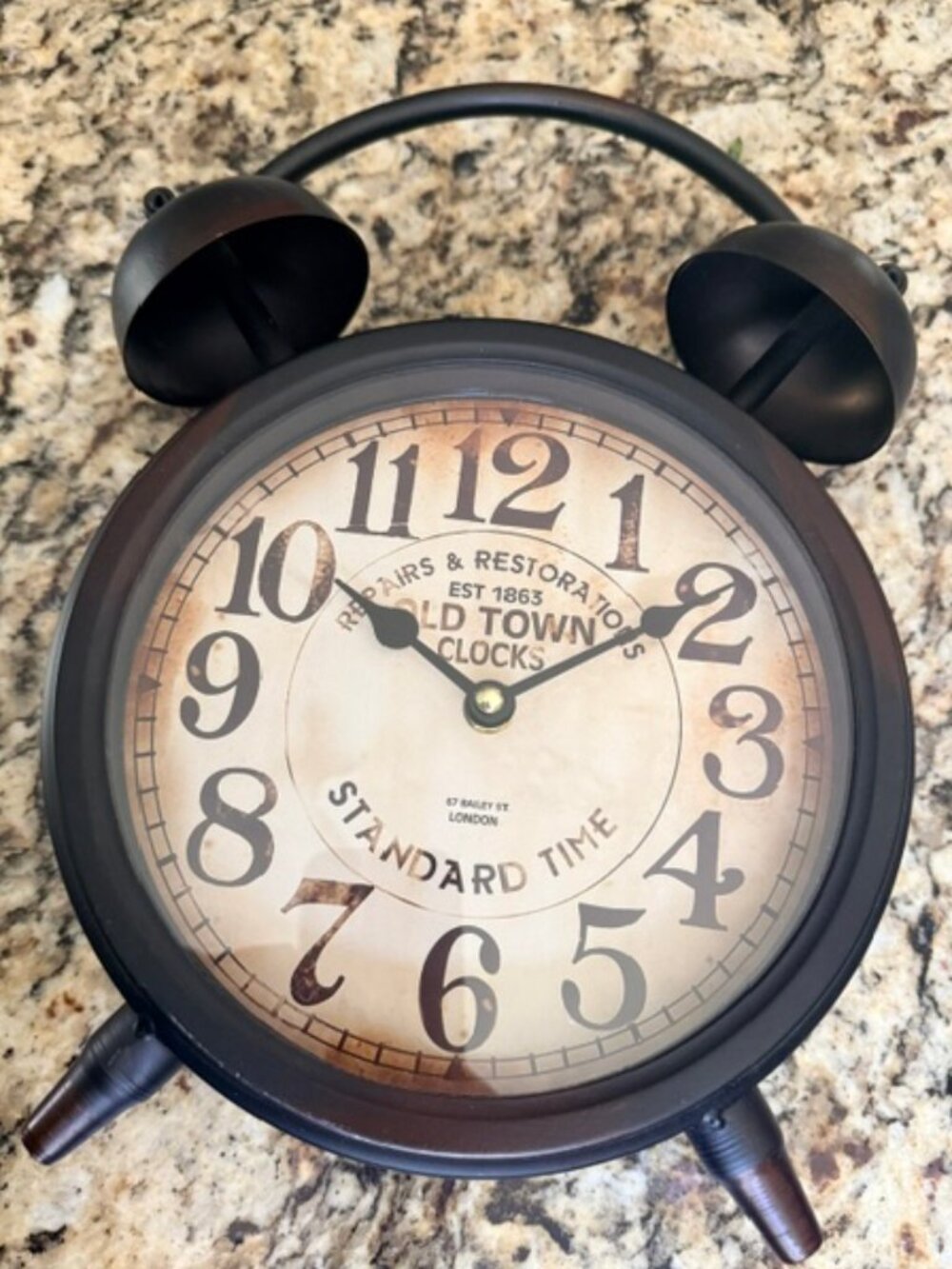 Vintage Old Town Tabletop Clock